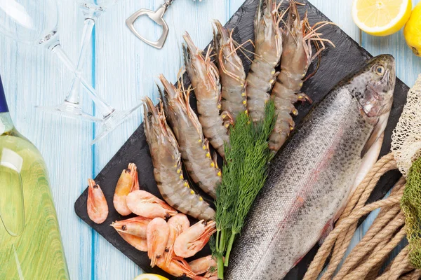 Fresh raw sea food — Stock Photo, Image