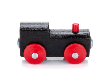 ahşap oyuncak tren renkli