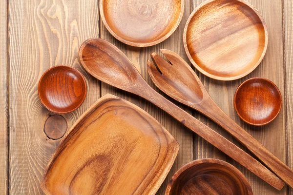 Utensilios de cocina de madera —  Fotos de Stock