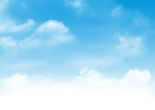 Blue sky and clouds background