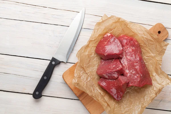 Fillet beef steak pieces — Stock Photo, Image