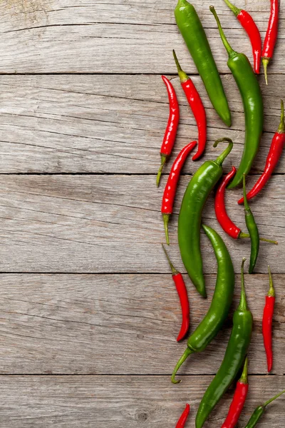 Chiles coloridos — Foto de Stock