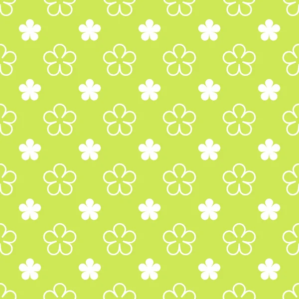 Fondo de patrón sin costura flor — Vector de stock