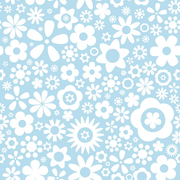 Flower seamless pattern background — Stock Vector