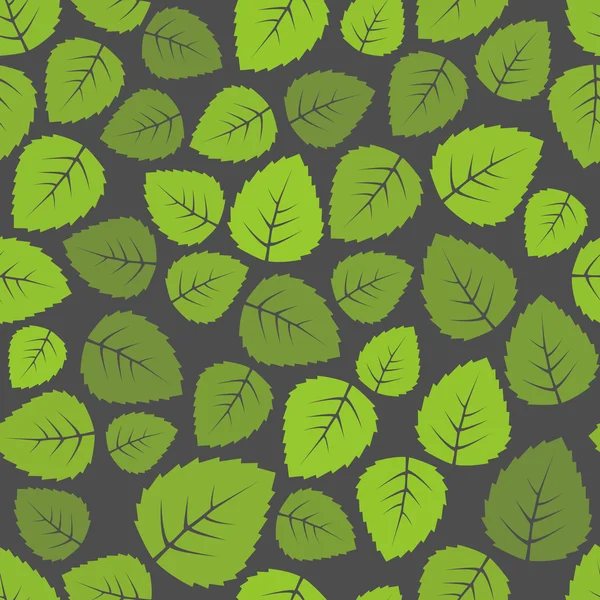 Modèle de feuilles sans couture — Image vectorielle