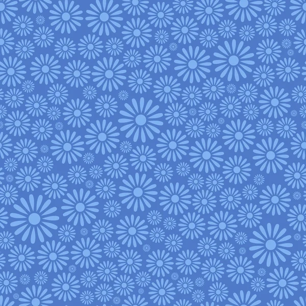Fleur sans couture motif fond — Image vectorielle