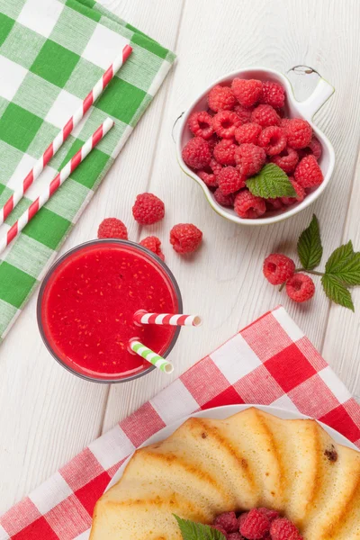 Fresh Raspberry smoothie — Stock Photo, Image