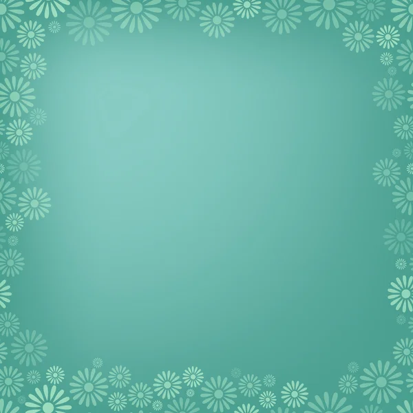 Various flower frame background — Stock Vector