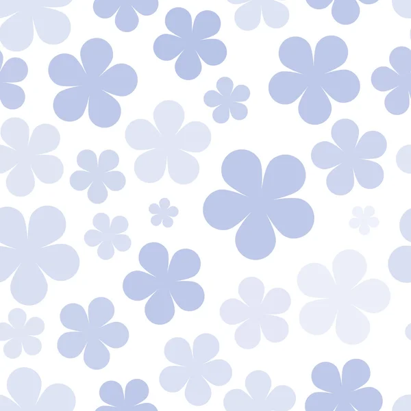 Diverses fleurs motif sans couture — Image vectorielle