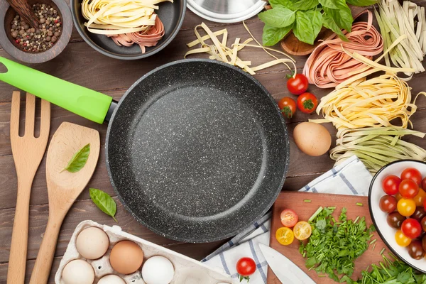 Pasta matlagning ingredienser — Stockfoto