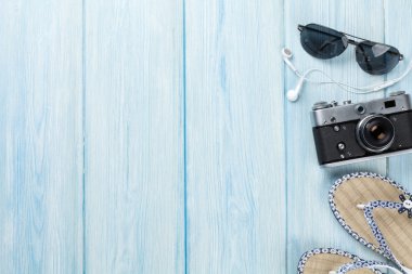 Seyahat ve tatil öğeler tablo