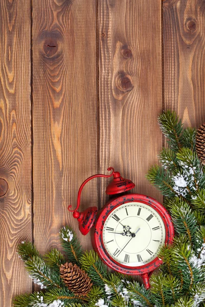 Christmas wooden background — Stock Photo, Image