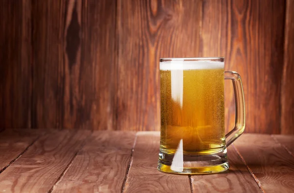 Lager beer mug — Stock Photo, Image