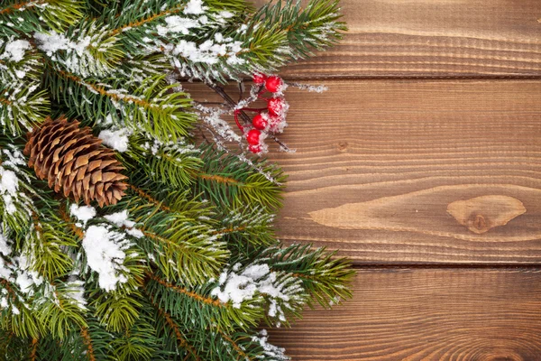 Kerst houten achtergrond — Stockfoto