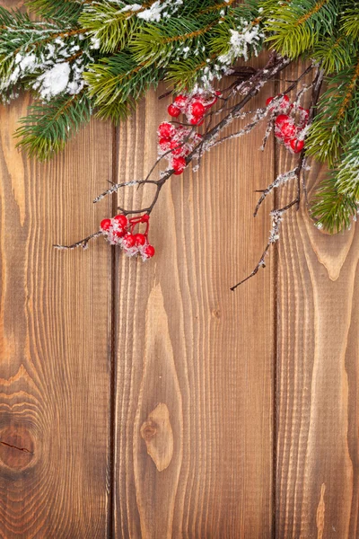 Kerst houten achtergrond — Stockfoto
