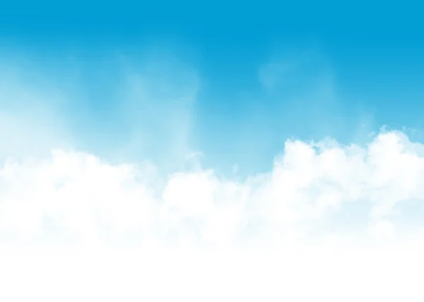 Blue sky and clouds abstract illustration — Stock Photo, Image