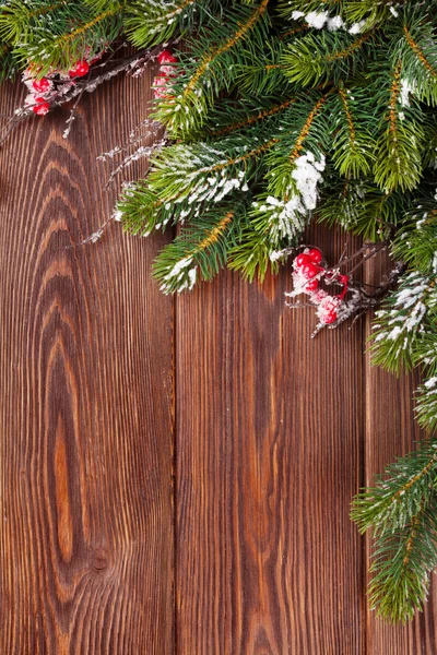 Natal fundo de madeira — Fotografia de Stock