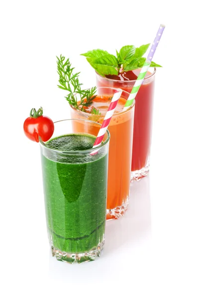 Fresh vegetable smoothies — Stock Photo, Image