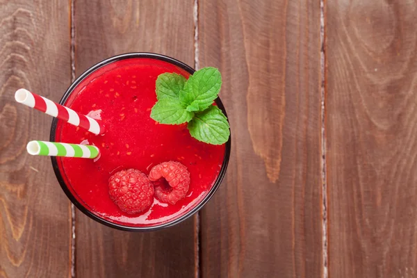 Raspberry smoothie cocktail — Stockfoto