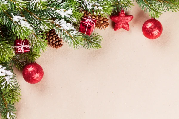 Jul bakgrund med inredning — Stockfoto