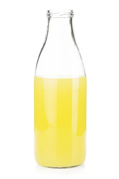 Lemon juice open bottle — Stock Photo, Image