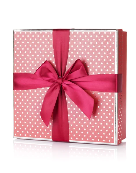 Gift box on white background — Stock Photo, Image