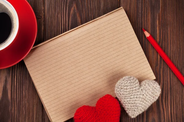 Valentines day toy hearts — Stock Photo, Image