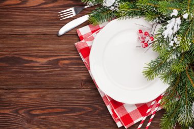 Noel tablo ayarı ile köknar ağacı