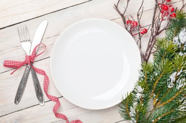 Boş levha ve Noel ağacı