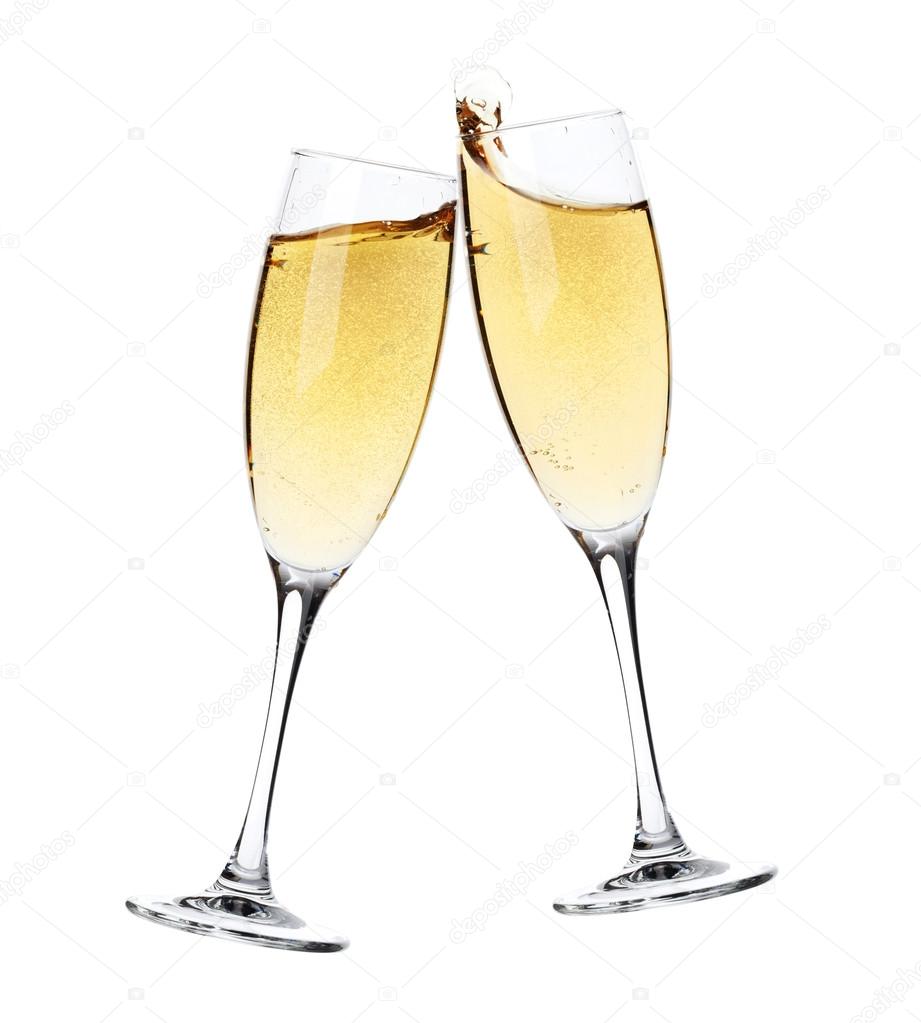 Two champagne glasses Stock Photo by ©karandaev 90619854