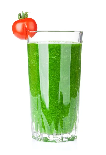 Frischer pflanzlicher grüner Smoothie — Stockfoto