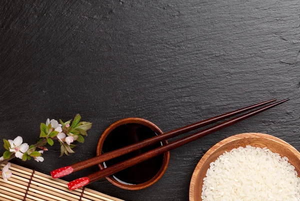 Japanese sushi chopsticks — Stock Photo, Image