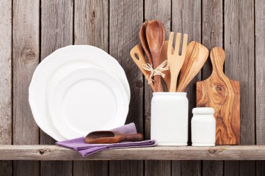 Mutfak mutfak aletleri raf