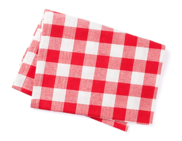 Kitchen towel on white — Stock Photo, Image