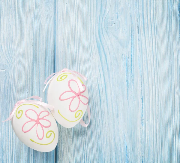 Easter background with eggs — Stock Photo, Image