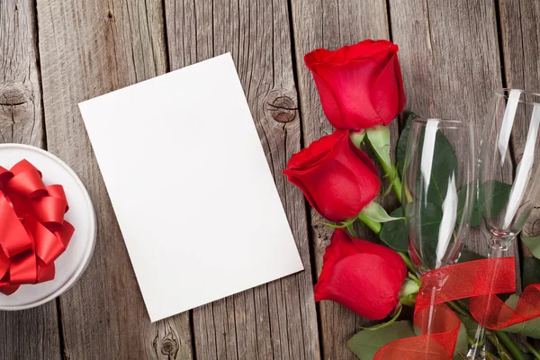 Tarjeta de felicitación día de San Valentín — Foto de Stock