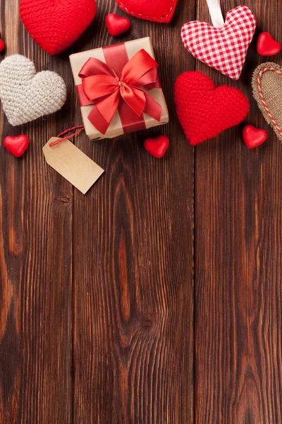 Valentinstag Hintergrund mit Herzen — Stockfoto