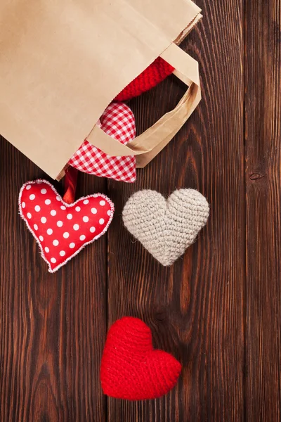 Сердца ко Дню Святого Валентина — стоковое фото