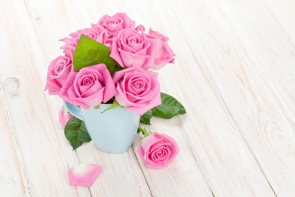 Pink roses bouquet — Stock Photo, Image