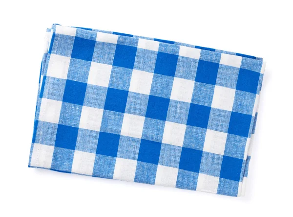 Blue and white kitchen towel — Stock Photo, Image