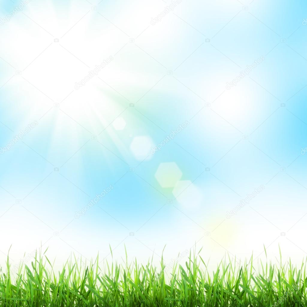 Sunny spring background