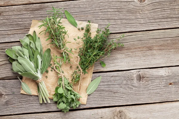 Frische Gartenkräuter — Stockfoto