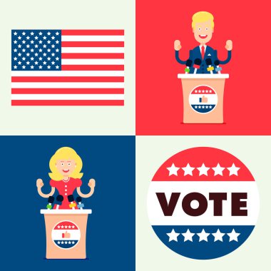 Set for elections  clipart