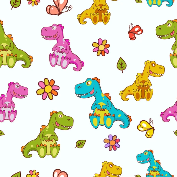 Modèle de dinosaures — Image vectorielle