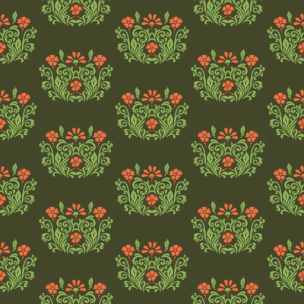 Floral retro pattern — Stock Vector