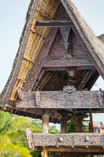 Batak huis op het eiland Samosir — Stockfoto