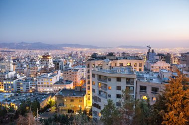 Tehran parlak gece, Iran