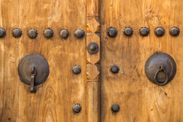 Puerta de la antigua casa en Kashan —  Fotos de Stock