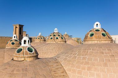 Roof of bathhouse, Iran clipart