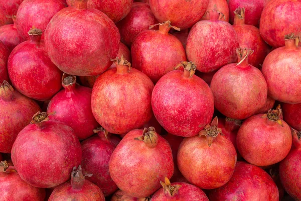 Groep van Granaatappels achtergrond — Stockfoto